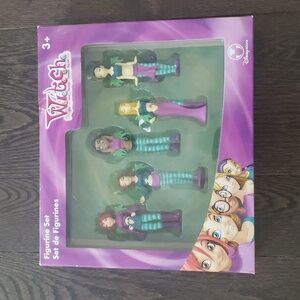 Very Rare Vintage Disney W.I.T.C.H. Figurine Box Set of 5, Ages 5+, 2005